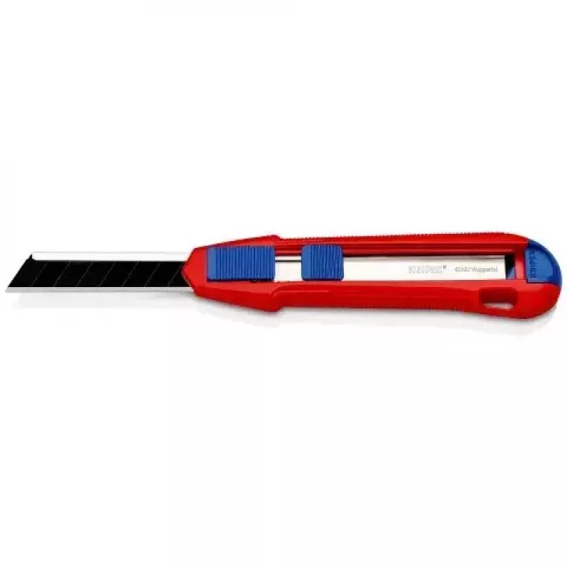 Nôž s lámacími čepeľami Knipex CutiX® Čierna Modrá Červená