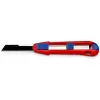 Nôž s lámacími čepeľami Knipex CutiX® Čierna Modrá Červená