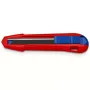 Nôž s lámacími čepeľami Knipex CutiX® Čierna Modrá Červená