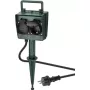 Predlžovací kábel Goobay 55943 2m 2 AC zásuvky pre vonkajšie použitie čierny zelený