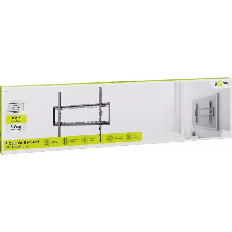 TV držiak Goobay 49732 177,8 cm (70 palcov) čierny
