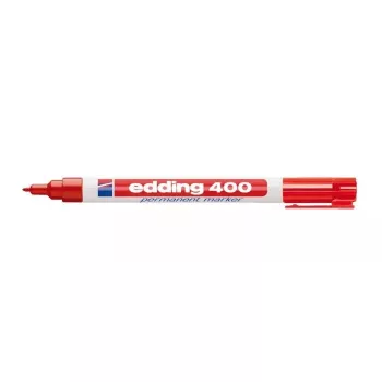 Permanentný marker Edding 400 červený