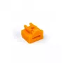 Blokátor portov + kľúč Smartkeeper NL03PKOR RJ-45 oranžový 10 kusov