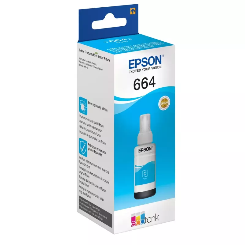 Epson 664 Ecotank cyan atramentová fľaša (70 ml)