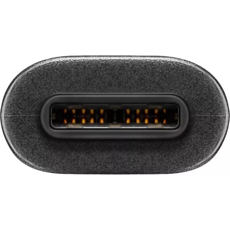 Goobay USB kábel USB 2.0 1m Micro-USB B USB C čierny