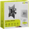 Goobay TV EasyFlex M Nástenný držiak s naklápaním, čierny (51893)