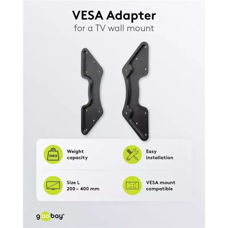 VESA adaptér pre TV nástenný držiak Goobay 60134