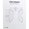 VESA adaptér pre TV nástenný držiak Goobay 60134