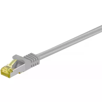 Sieťový kábel Goobay 91567 RJ-45 Cat7 0,25 m sivý