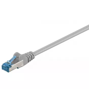 Sieťový kábel Goobay CAT 6A patch kábel RJ-45 Cat6a 50 m sivý