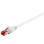 Sieťový kábel Goobay 95471 RJ-45 Cat6 0,5 m biely