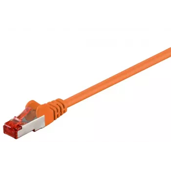 Sieťový kábel Goobay 95516 oranžový 5 m Cat6 S/FTP