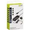 Goobay 81 W Napájací zdroj pre notebook, čierny, 1,6 m, vrátane USB a 8 DC adaptérov
