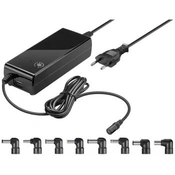 Goobay 90 W napájací zdroj pre notebook čierna Indoor 100-240V
