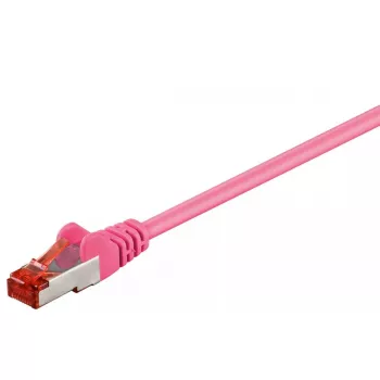 Sieťový kábel Goobay CAT 6 patch kábel RJ-45 Cat6 10 m purpurový