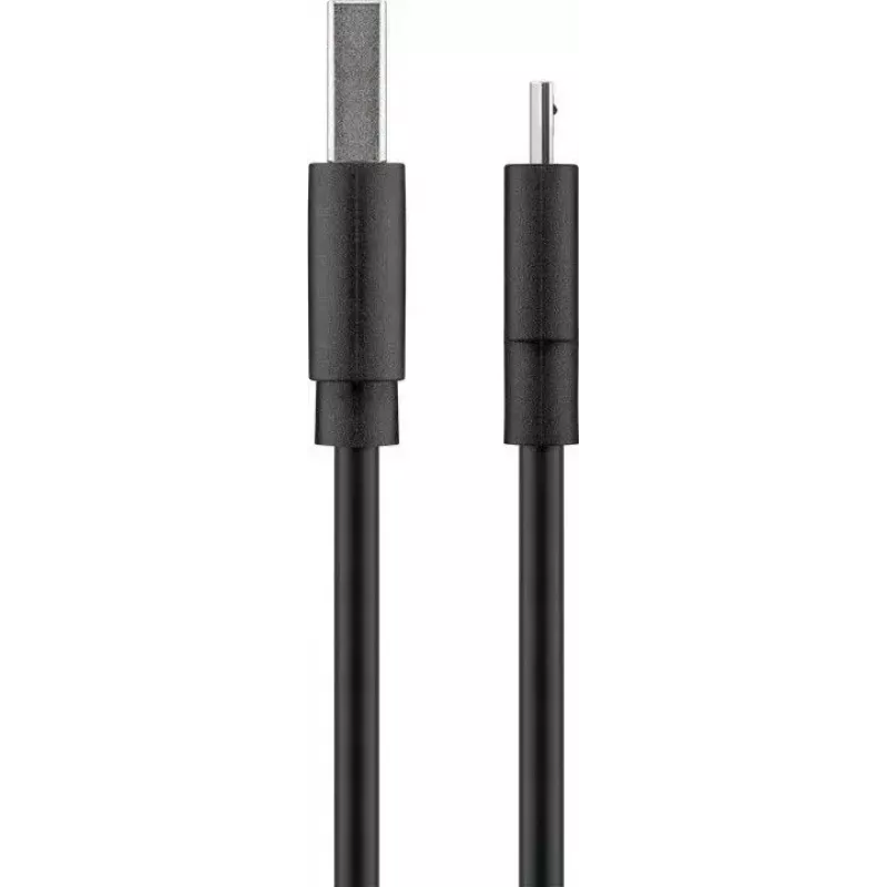 Goobay Micro-USB rýchlonabíjací a synchronizačný kábel 1 m USB 2.0 čierny