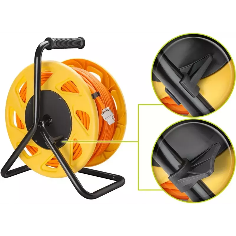Sieťový kábel Goobay Portable RJ45 50 m Cat7a oranžový