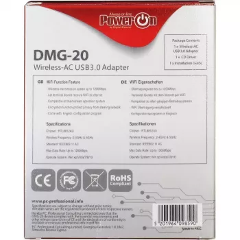 WLAN adaptér Inter-Tech DMG-20