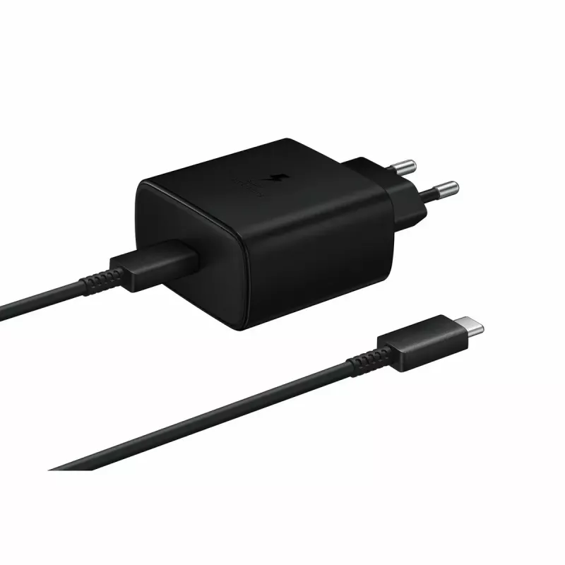 Samsung EP-TA845 smartfón čierny AC rýchle nabíjanie interiér