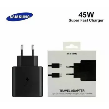 Samsung EP-TA845 smartfón čierny AC rýchle nabíjanie interiér