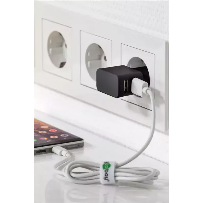 Sada nabíjačiek interiérová Goobay Dual Apple Lightning 44995
