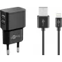 Sada nabíjačiek interiérová Goobay Dual Apple Lightning 44995