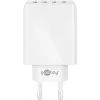 Nabíjačka interiérová Wentronic 44962 univerzálna biela 4 USB porty 5V