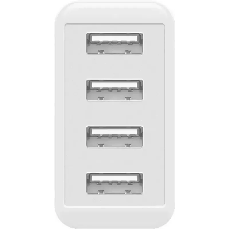 Nabíjačka interiérová Wentronic 44962 univerzálna biela 4 USB porty 5V