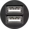 Goobay Dual-USB auto nabíjačka 24 W čierna rýchle nabíjanie ochrana proti prepätiu