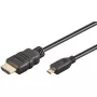 HDMI kábel Goobay High Speed Micro 4K @ 60 Hz 1,5 m