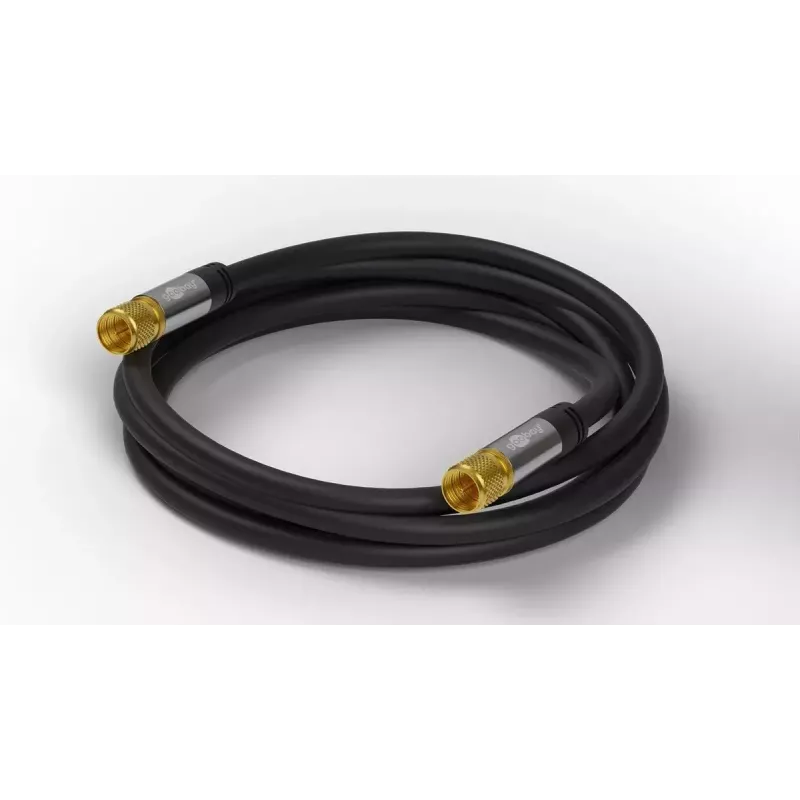 Koaxiálny kábel Wentronic 70664 2m F čierny