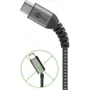 USB kábel Wentronic 49295 USB 2.0 0,5 m USB C USB A čierny sivý