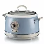 Ariete 2904 hrniec na ryžu - elektrický hrniec na ryžu s keramickou nádobou - domáce sushi - multivarný hrniec - Vintage Line - 3,5 l - 650 W - modrá
