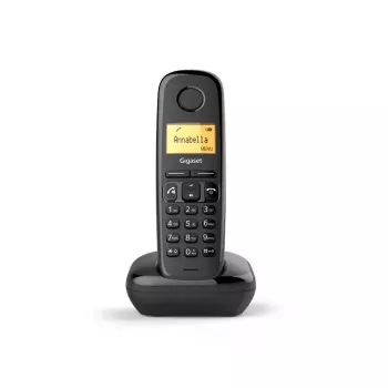 Analógový/DECT telefón Gigaset A270A identifikácia volajúceho čierny bezdrôtová mikrotelefónna stanica