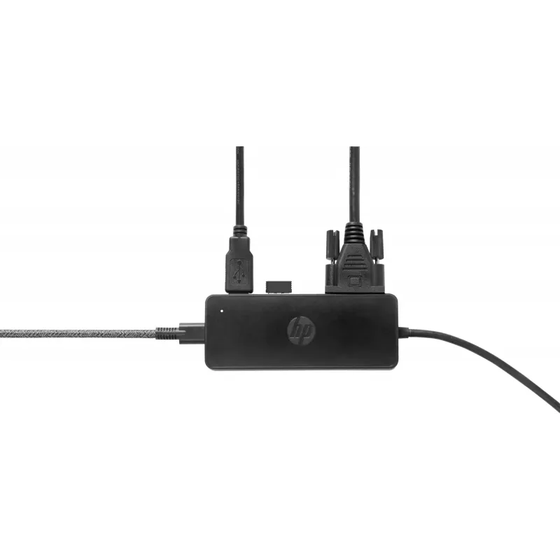 HP USB-C Travel Hub G2, káblový, USB 3.2 Gen 1 (3.1 Gen 1) Type-C, čierny, Čína, Windows 10, 107 mm