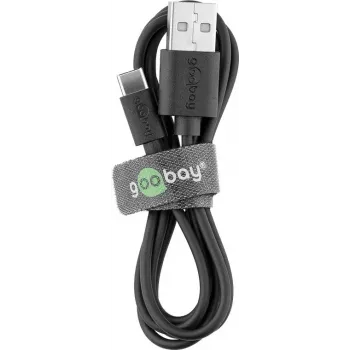 Nabíjačková sada Goobay USB-C 5W s káblom 1 m čierna