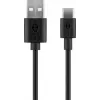 Nabíjačková sada Goobay USB-C 5W s káblom 1 m čierna