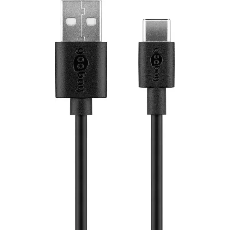 Nabíjačková sada Goobay USB-C 5W s káblom 1 m čierna