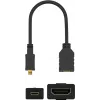 Goobay Wentronic 58683 adaptér z Micro HDMI (typ D) na HDMI (typ A)