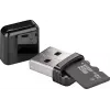 Čítačka kariet GOOBAY USB-A 2.0 pre MicroSD, 480 Mbit/s, čierna