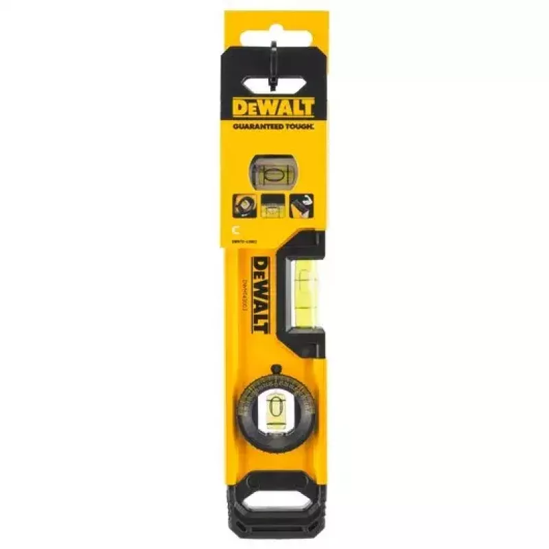 Torpedová vodováha DeWALT DWHT0-43003 0,25 m čierna žltá