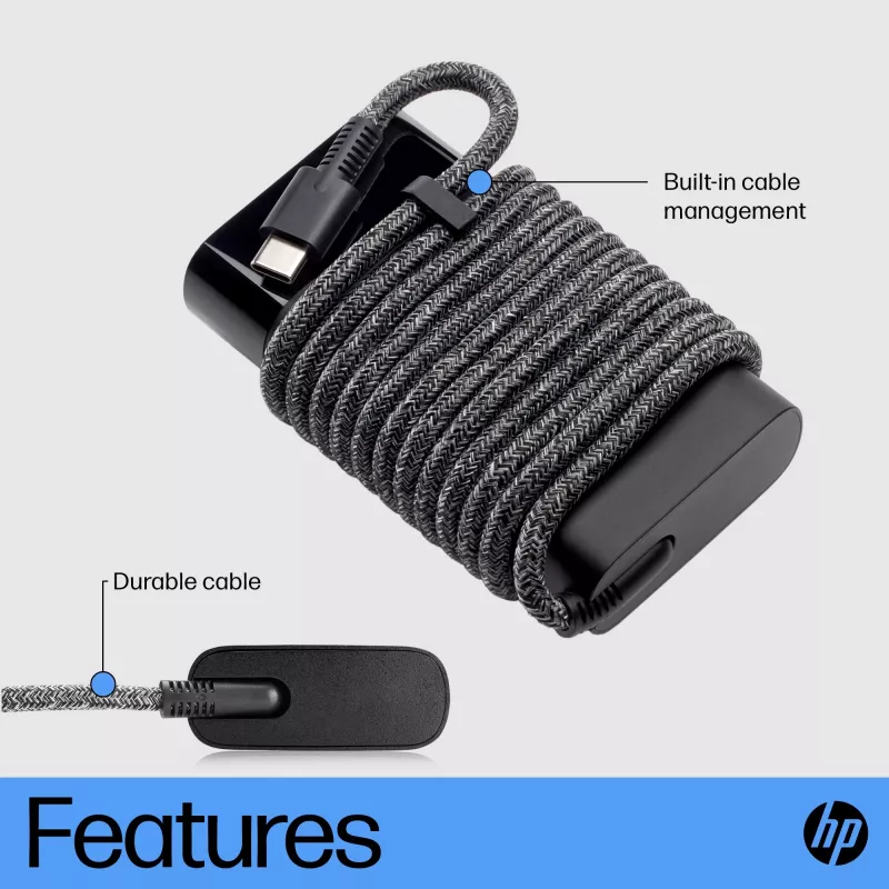 HP 671R3AA USB-C 65 W nabíjačka notebooku, AC 115/230 V, EU