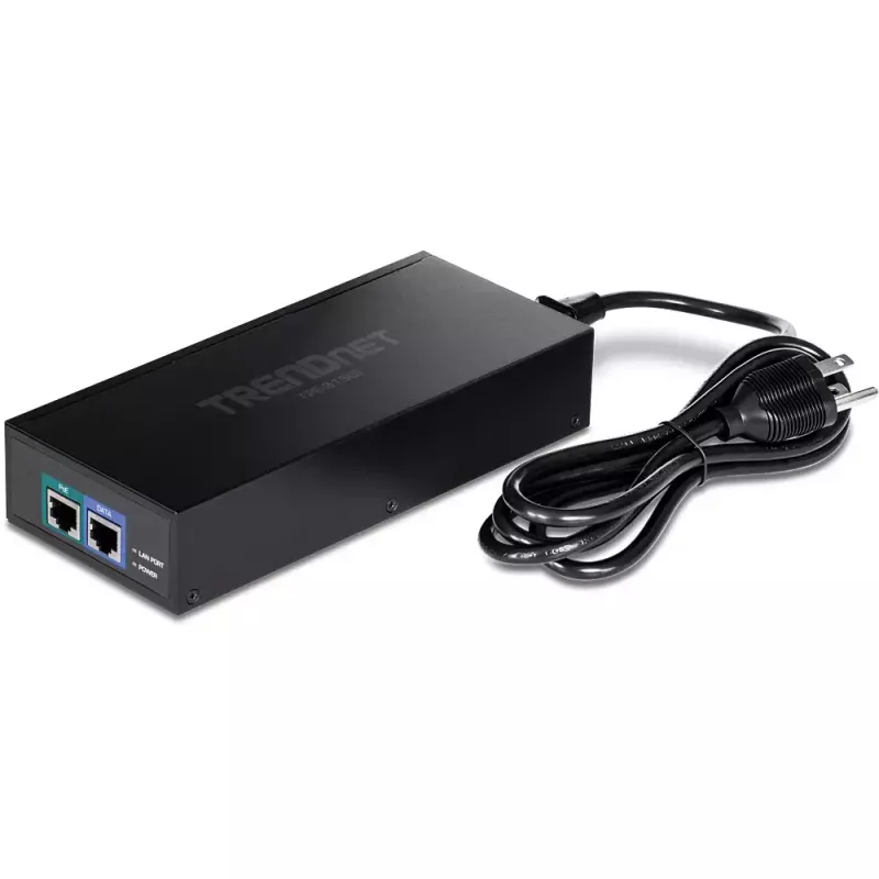 Trendnet TPE-319GI 10G PoE++ injektor 10 Gigabit Ethernet čierna