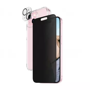 PanzerGlass ® Privacy 3-in-1 balenie iPhone 15 nárazuvzdorné tvrdené sklo