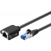 Sieťový kábel Goobay 65645 RJ-45 Cat6a 5 m čierny