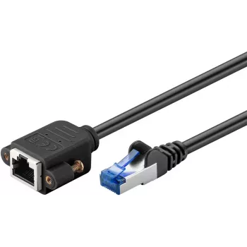 Sieťový kábel Goobay 65645 RJ-45 Cat6a 5 m čierny