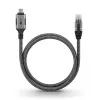 Goobay adaptér USB-C na RJ-45 10m čierny strieborný