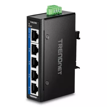 Neupravovaný switch Trendnet TI-GLC50 Gigabit Ethernet 5 portov čierna