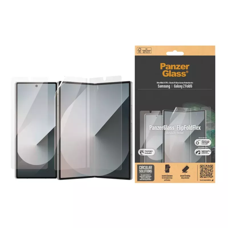 Ochranná fólia displeja PanzerGlass Samsung Galaxy Z Fold6 odolná proti poškriabaniu a nárazom
