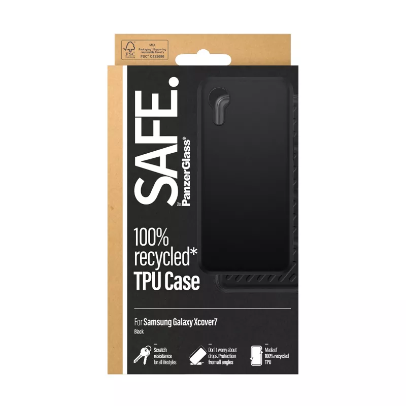 PanzerGlass SAFE. by ® TPU puzdro čierna Samsung Galaxy Xcover7